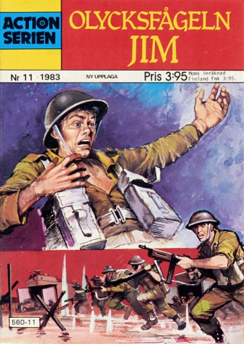 Actionserien Serietidning 1983 nr 11 – Olycksfågeln Jim (Oläst arkivex)