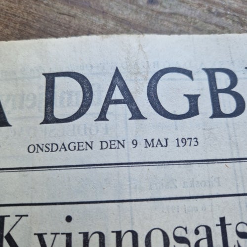 Svenska Dagbladet 9 maj 1973