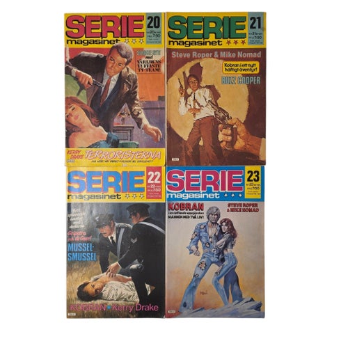 Seriemagasinet Serietidningar - 12 st 1985-1986