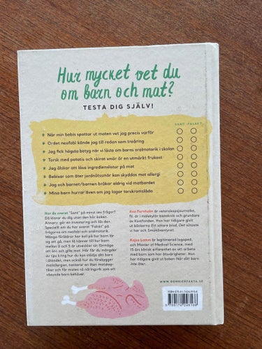Stora boken om barn och mat av Ann Fernholm och Kajsa Lamm, 2017