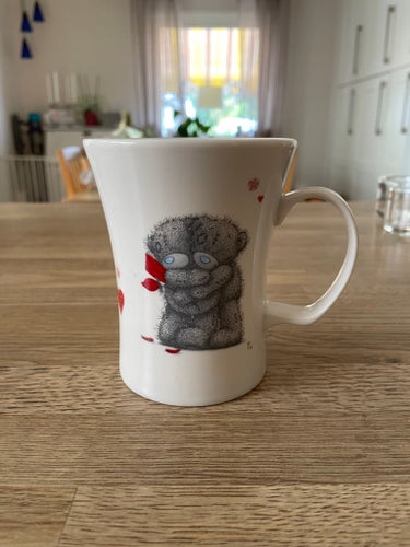 Me to You mugg med nallebjörn och hjärtan