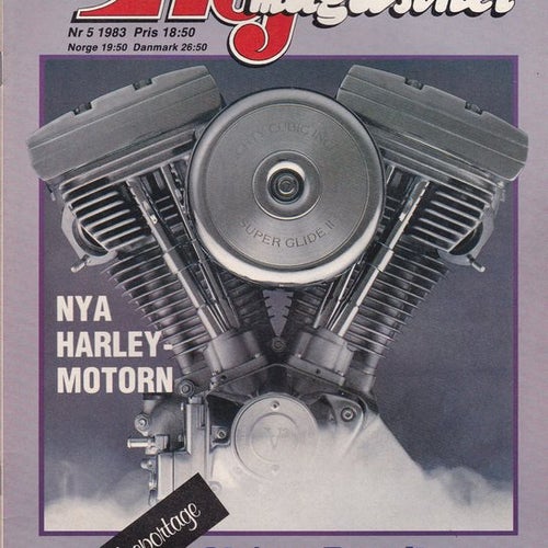 Hoj Magasinet 1983-5 H-D 1984..Norton Commando 850..VW-Trike