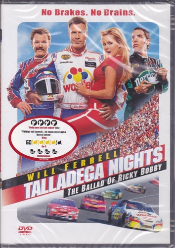 DVD - Talladega Nights (Will Ferrell, Sach Baron Cohen) Ny & Inplastad