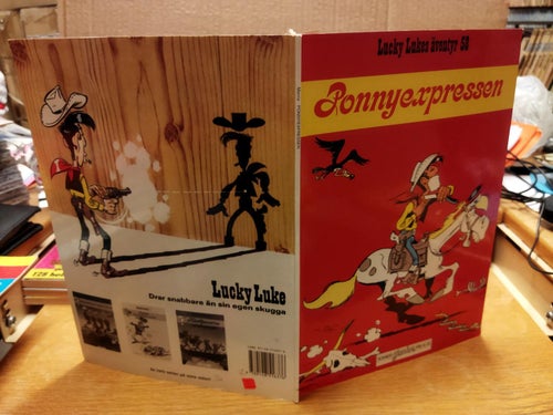 Lucky Lukes äventyr 58 Ponnyexpressen. Very Fine plus