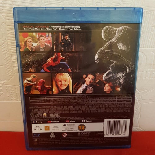 Blu-ray - Spider-Man 3 (2007) - James Franco/Tobey Maguire - Repfri