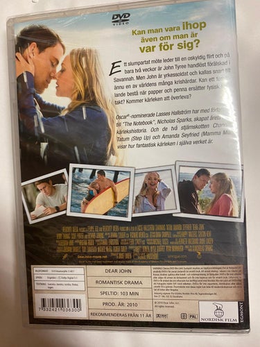 DVD Dear John INPLASTAD