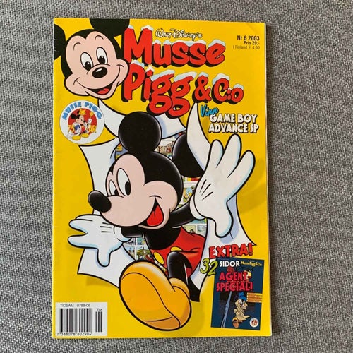 MUSSE Pigg&C:O Nr 6 2003, Walt Disney’s