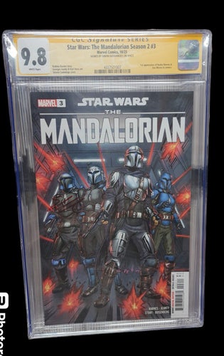 CGC (9.8) Signed Star Wars the Mandalorian (2023 Marvel) Season 2 #3A