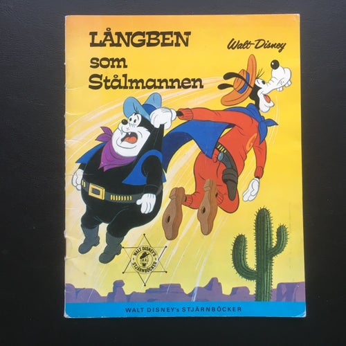 LÅNGBEN som Stålmannen - WALT DISNEY´s STJÄRNBÖCKER