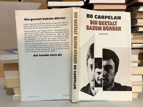 Din gestalt bakom dörren av Bo Carpelan, bok, Very Fine plus