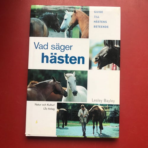 VAD SÄGER HÄSTEN Lesley Bayley + HÄSTAR BERÄTTAR Tamara Baltzar