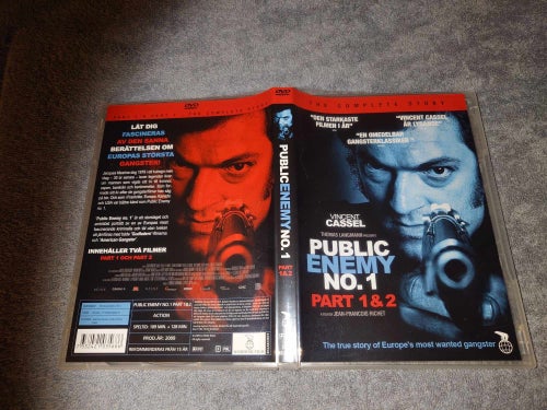 Public Enemy Number 1, Part 1+2 (2-disc), Vincent Cassel som Mesrine