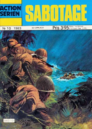 Actionserien Serietidning 1983 nr 10 – Sabotage (Oläst arkivex)