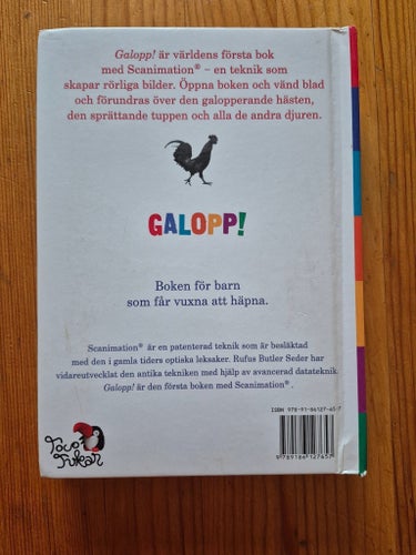 Barnbok Galopp! Scanimation | Rufus Butler Seder