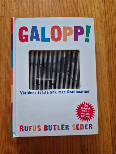Barnbok Galopp! Scanimation | Rufus Butler Seder