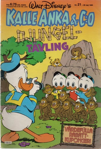 Kalle Anka & C:o N:r 21 1985