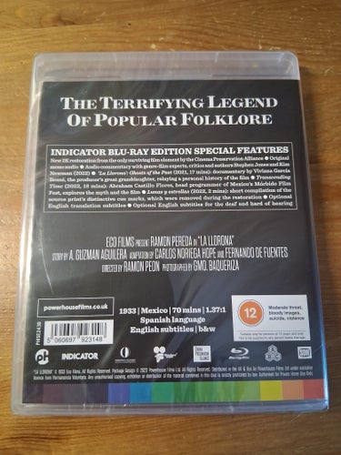 La Llorona. Indicator. Inplastad blu-ray!