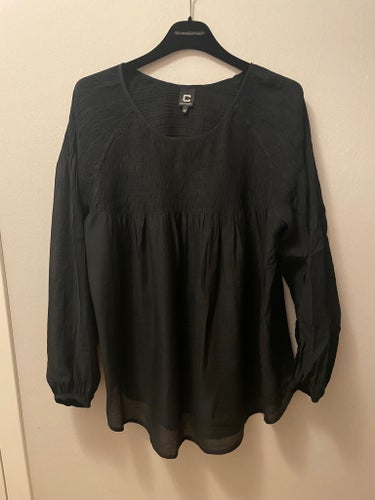 Cotonel svart blus, storlek 40