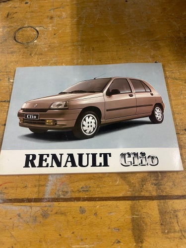 Broschyr Renault Clio