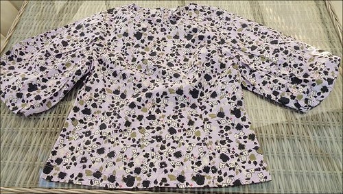 LAVENDER BLOMMÖNSTRAD BLUS CUBUS STTL 36
