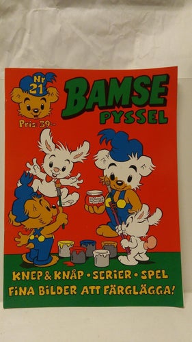 Bamse pyssel nr 21. Very Good plus