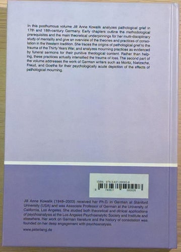 Theology and Dehumanization: Trauma, Grief and Pathological Mourning in...