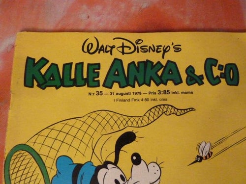 KALLE ANKA & CO, NR 35, 1978, TIDNING