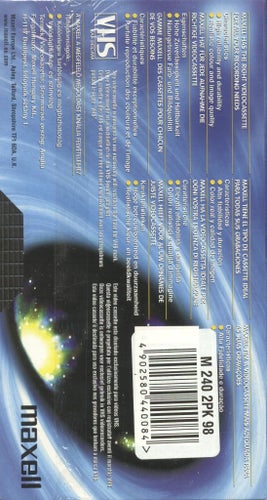 Maxell Mega Power Tape E-240 VHS 2-pack