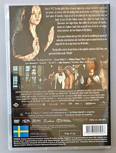 The Man Who Cried ( Johnny Depp)- DVD
