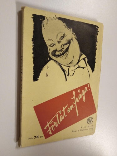 Förlåt en fråga! Skämthistorier och anekdoter bok. Fine, namnad
