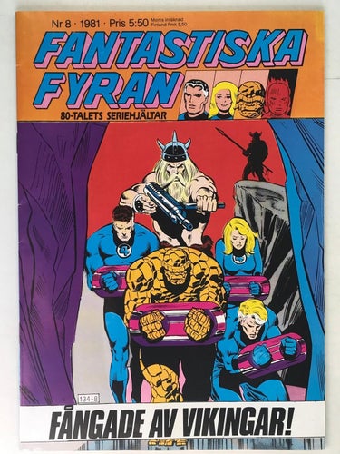 Fantastiska Fyran - 1981: 8 FN-VF