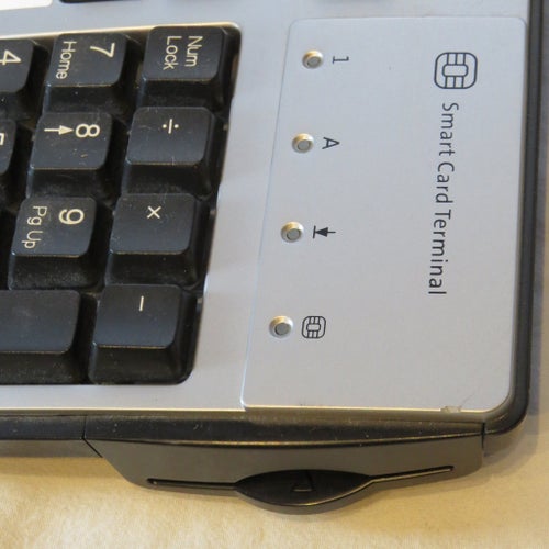 HP KUS0133 USB Tangentbord med Smart Card Terminal