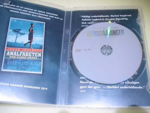 Hundraåringen som klev ut genom fönstret och försvann DVD Och Hundraettåringen