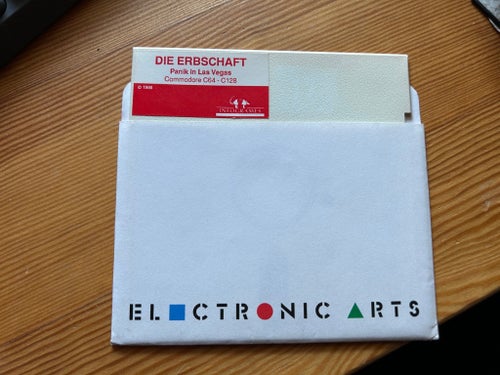 Die Erbschaft Panik in Las Vegas Commodore C64 - C128 Infogrames
