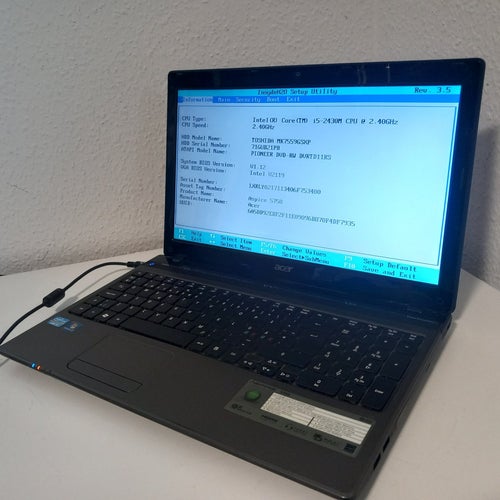 ACER Aspire 5750 - i5 -Laptop bärbar dator bærbar computer