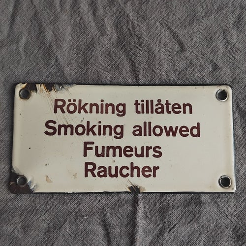Emaljskylt