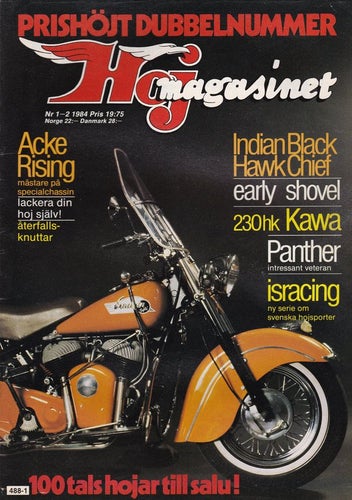 Hoj Magasinet 1984-1-2 Panther.Indian Black Hawk.Triumph -69