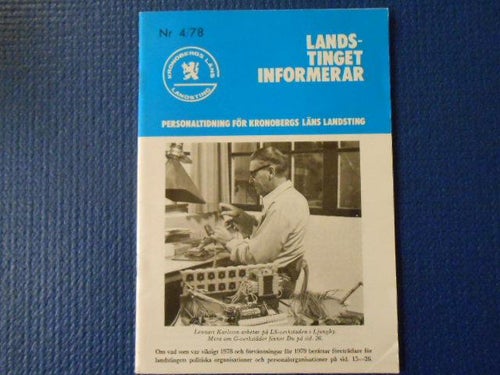 Kronoberg Landsting informerar nr 4 1978