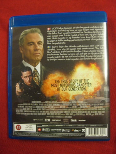 GOTTI - A REAL AMERICAN GODFATHER - JOHN TRAVOLTA - BLU-RAY SEPT 2018