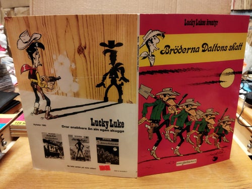 Lucky Lukes äventyr Bröderna Daltons skatt. Good plus