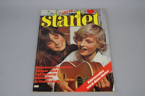 Jätte Starlet Album med Idol Almanacka 1979