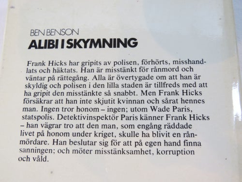 Alibi i skymning - Ben Benson
