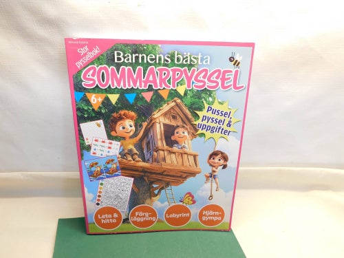 Barnens Bästa Sommarpyssel Tidning med Många Roliga Uppgifter