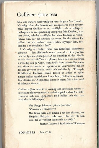 Köp nu! - Förhandsexemplar av Gullivers sjätte resa av Bengt Jahnsson