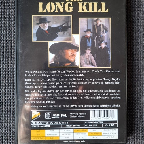 The Long Kill DVD Willie Nelson Kris Kristofferson Waylon Jennings Travis Tritt