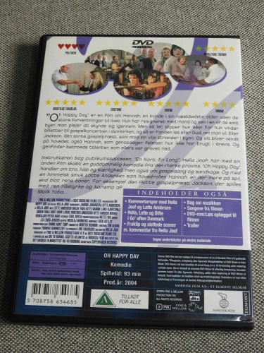 Oh Happy Day DVD Danish Comedy Komedi Danska