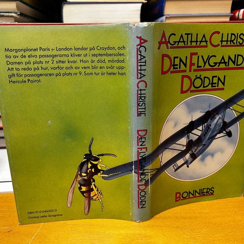 Den flygande döden av Agatha Christie, Bok, Very Good Plus, BM