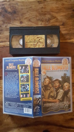 Kalle Blomkvist - Mästerdetektiven lever farligt / VHS / Astrid Lindgren