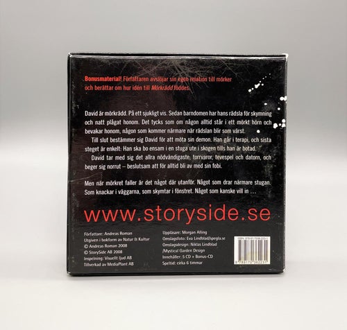 Mörkrädd av Andreas Roman + bonus CD (ljudbok, skräck)