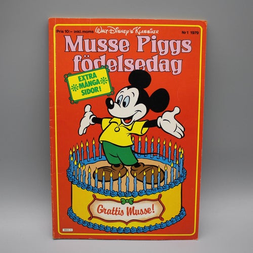 Walt Disney´s klassiker - Musse Piggs Födelsedag Nr 1 - 1979